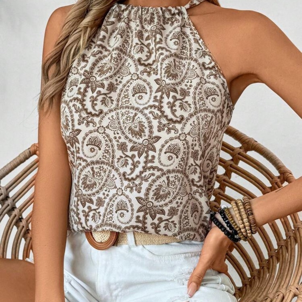 New Halter Tank Top - Picture 3 of 7